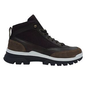 Firetrap Mens Jason Leather Hiking Boots / Brown